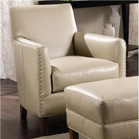 Club Chair with Nailhead Trim 